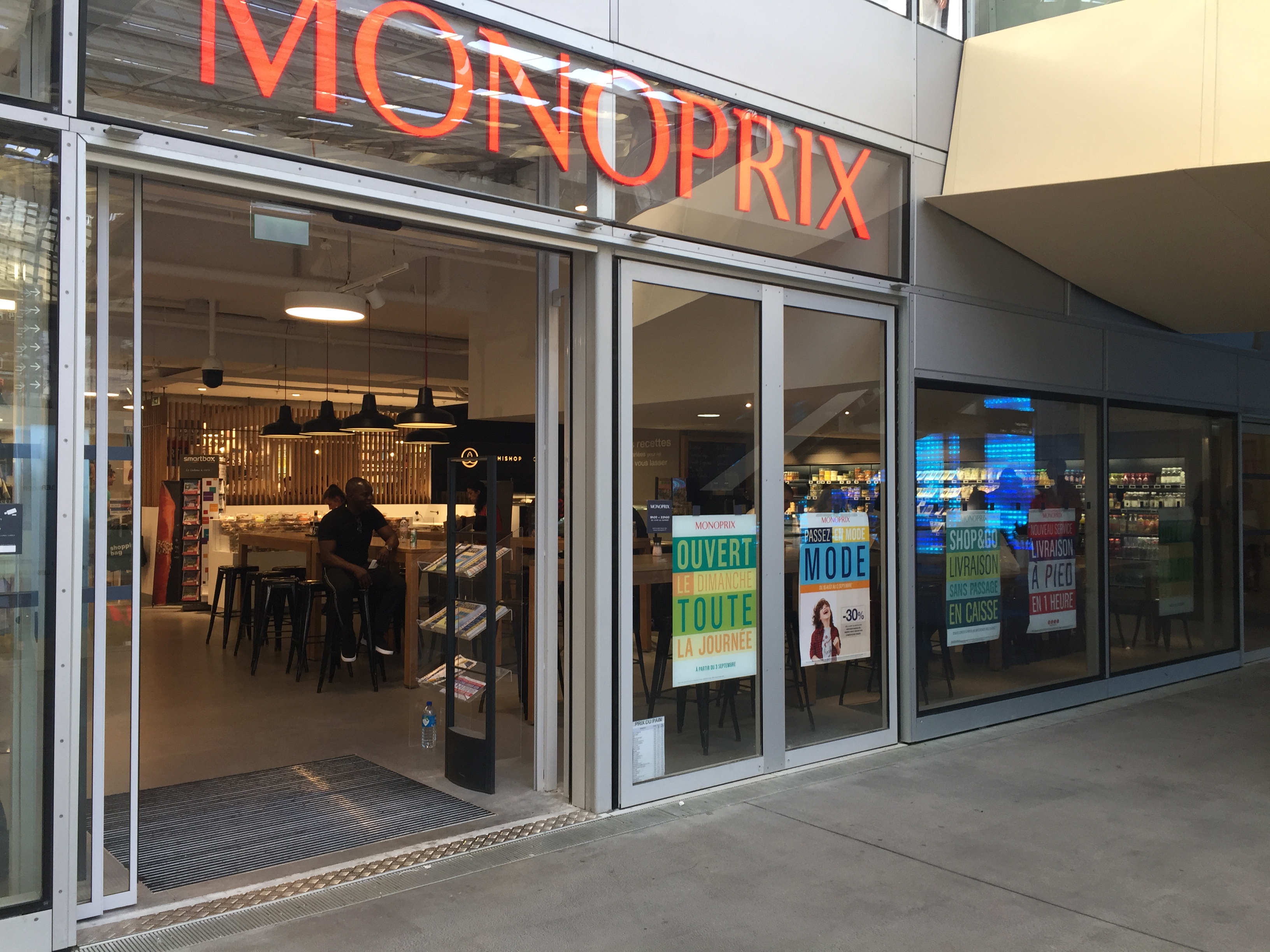 Monoprix restauration aux Halles