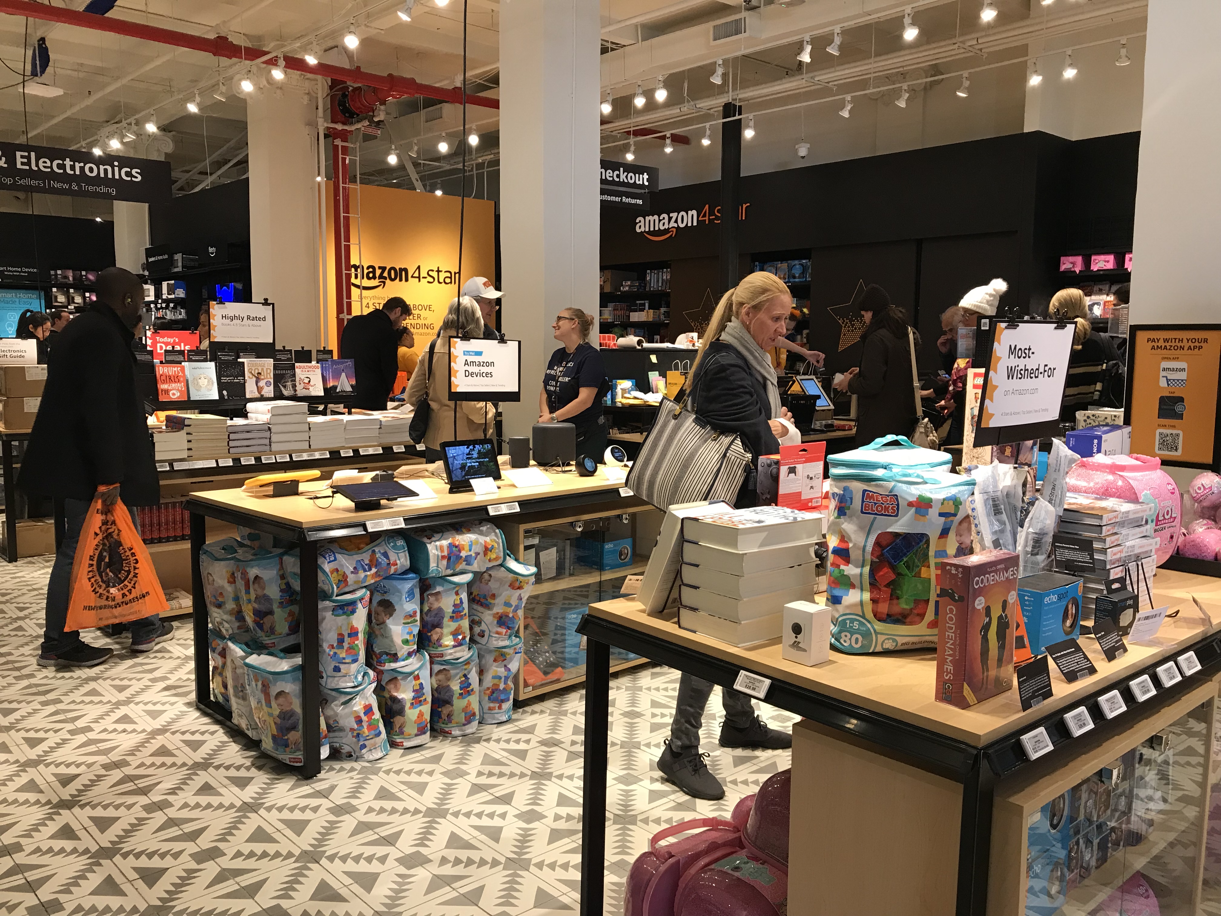 Retail tour New York – Amazon 4-Star & Books