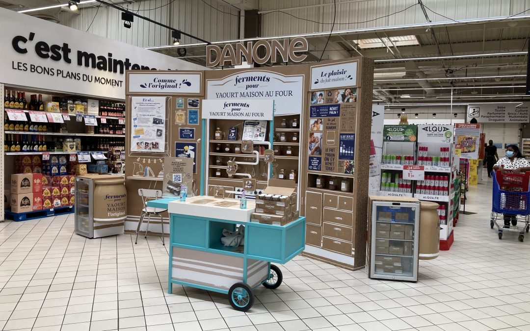 Opération Danone ferments chez Carrefour